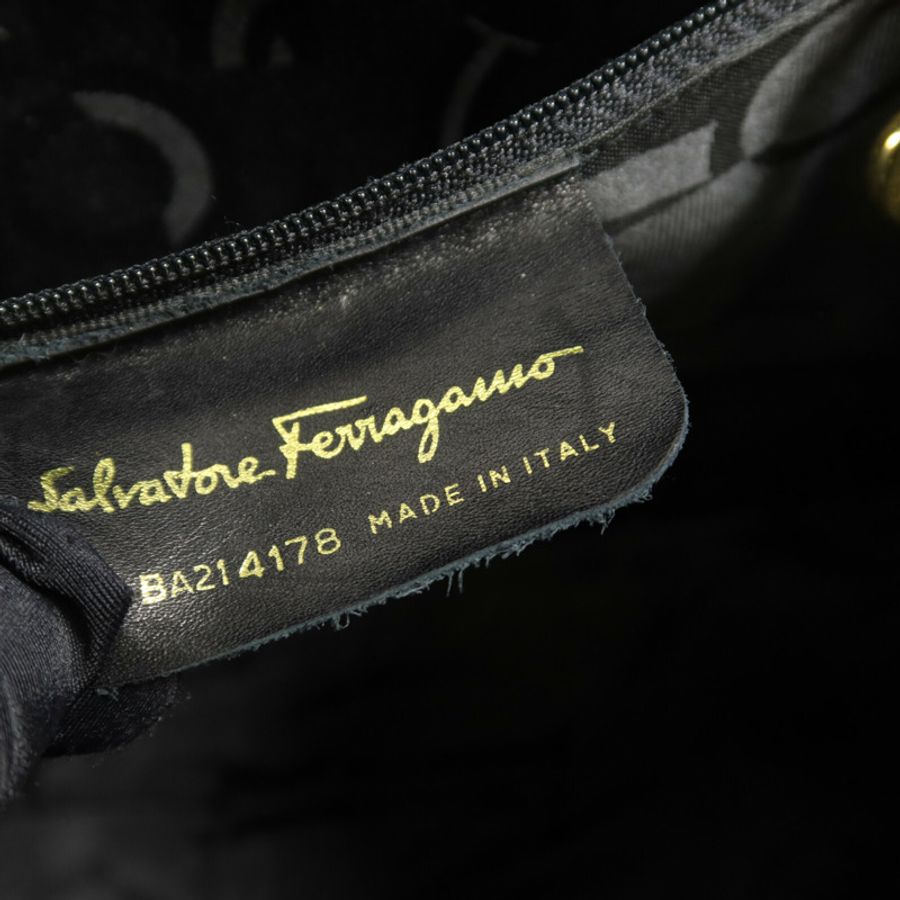 Salvatore Ferragamo 牛皮皮革Vara Ribbon手挽肩背兩用袋-6