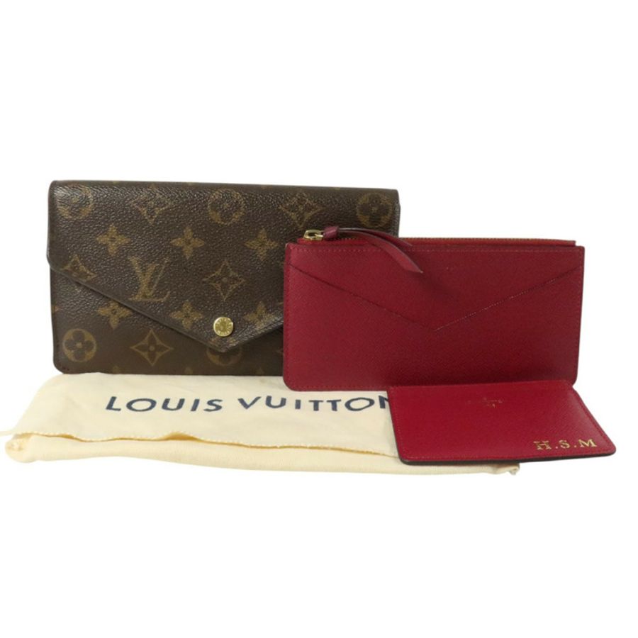 LOUIS VUITTON Monogram Jeanne Wallet金扣長錢包-9