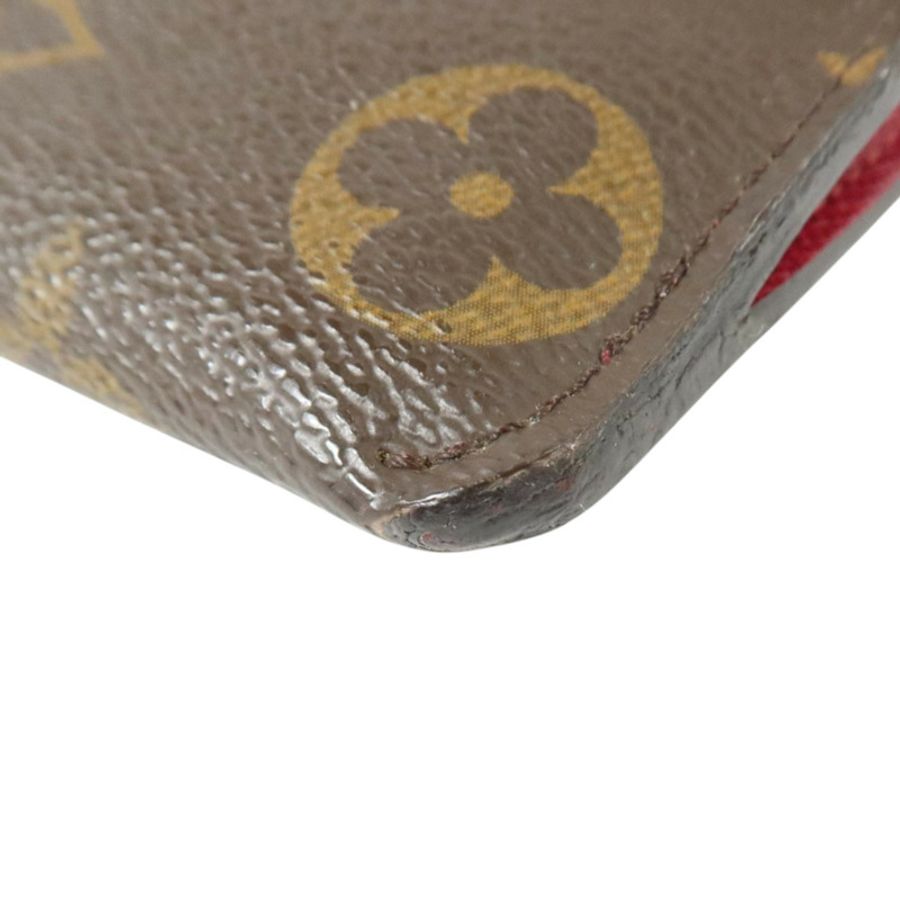 LOUIS VUITTON Monogram Jeanne Wallet金扣長錢包-11