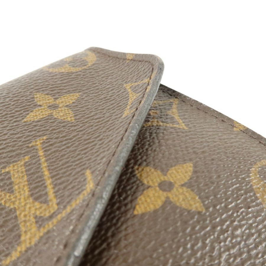 LOUIS VUITTON Monogram Jeanne Wallet金扣長錢包-16