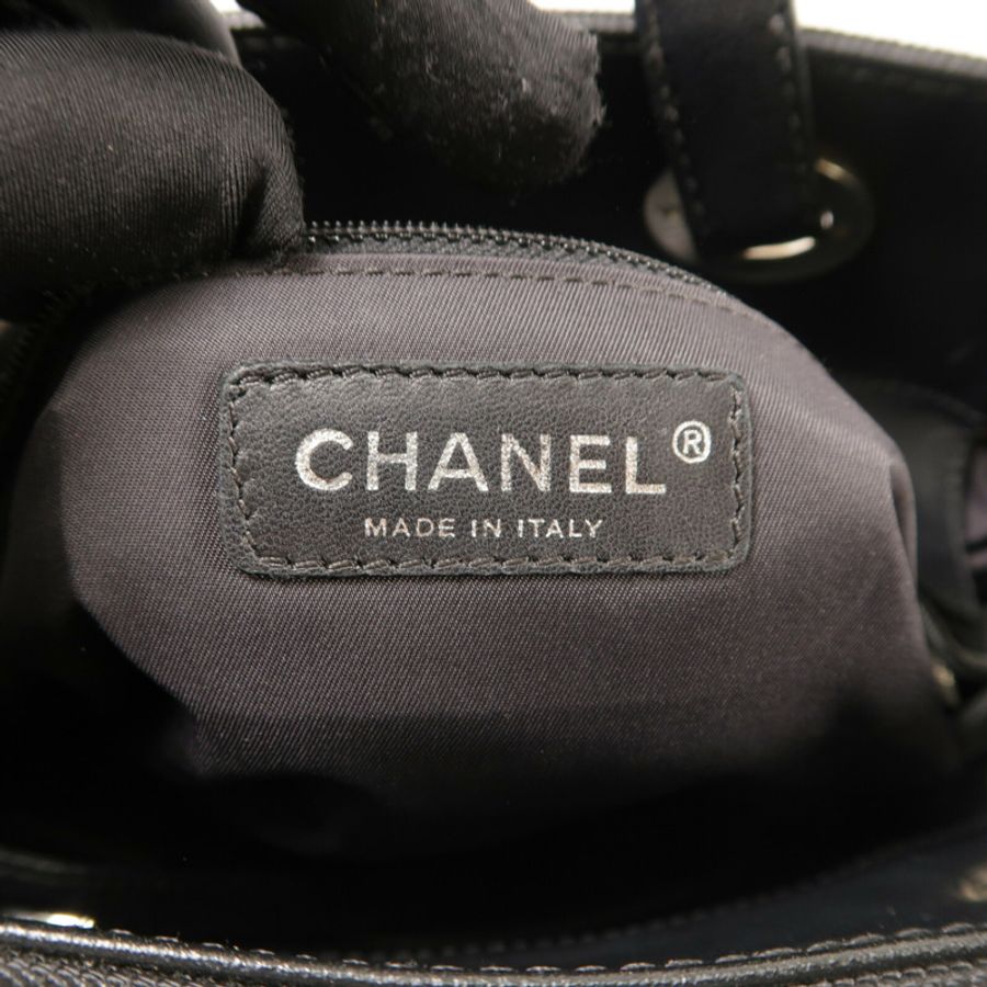CHANEL 帆布/尼龍Tote Bag肩背袋-5