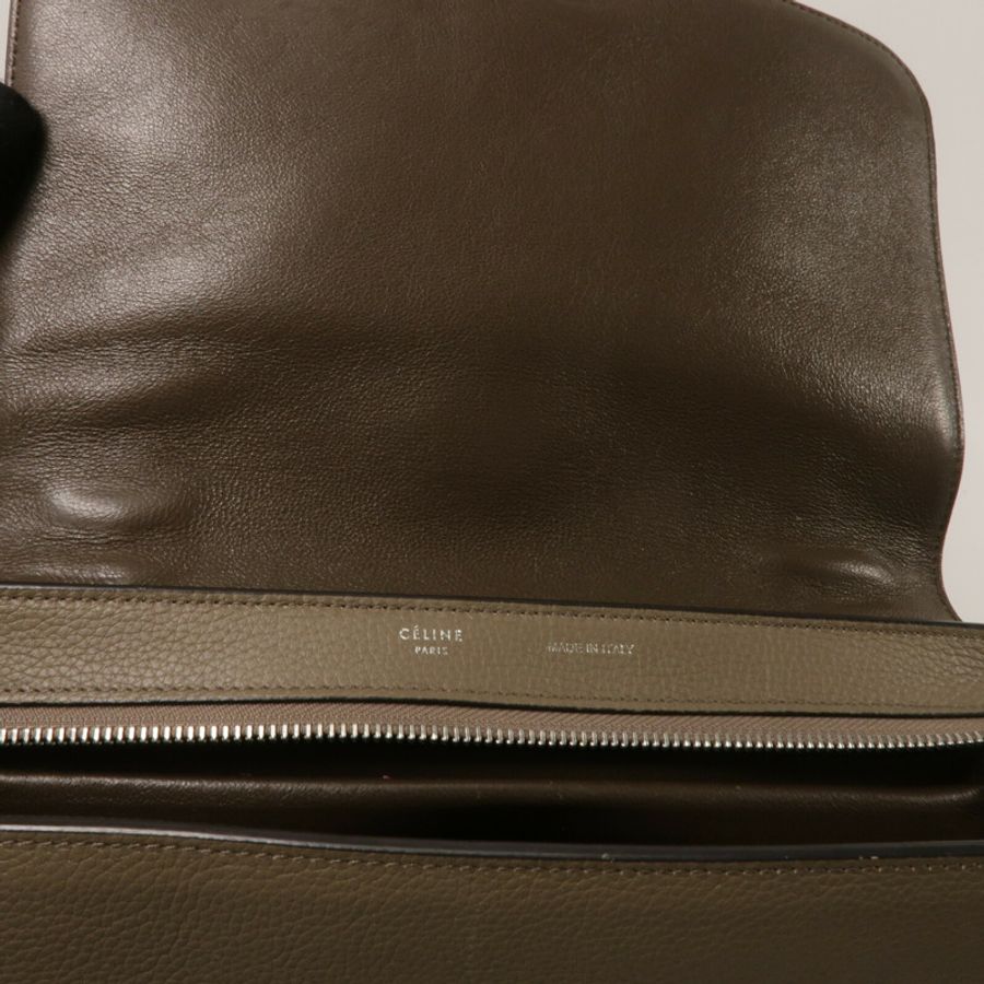 CELINE 牛皮皮革Trapeze Medium手挽肩背兩用袋-14