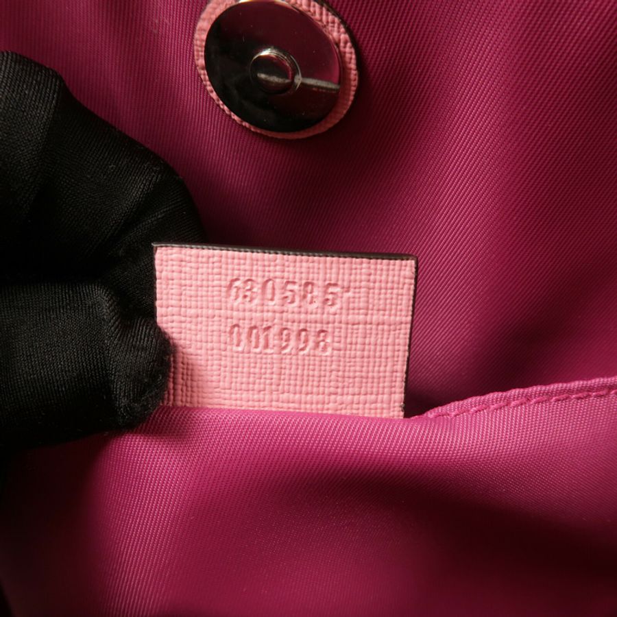 GUCCI 塗層帆布3D Strawberry GG Supreme Shoulder Tote手挽肩背兩用袋-6