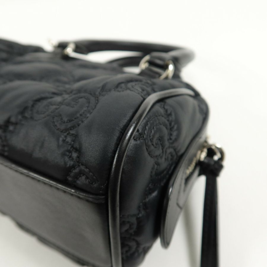 GUCCI 牛皮皮革Matelasse Mini Bag手挽肩背兩用袋-14