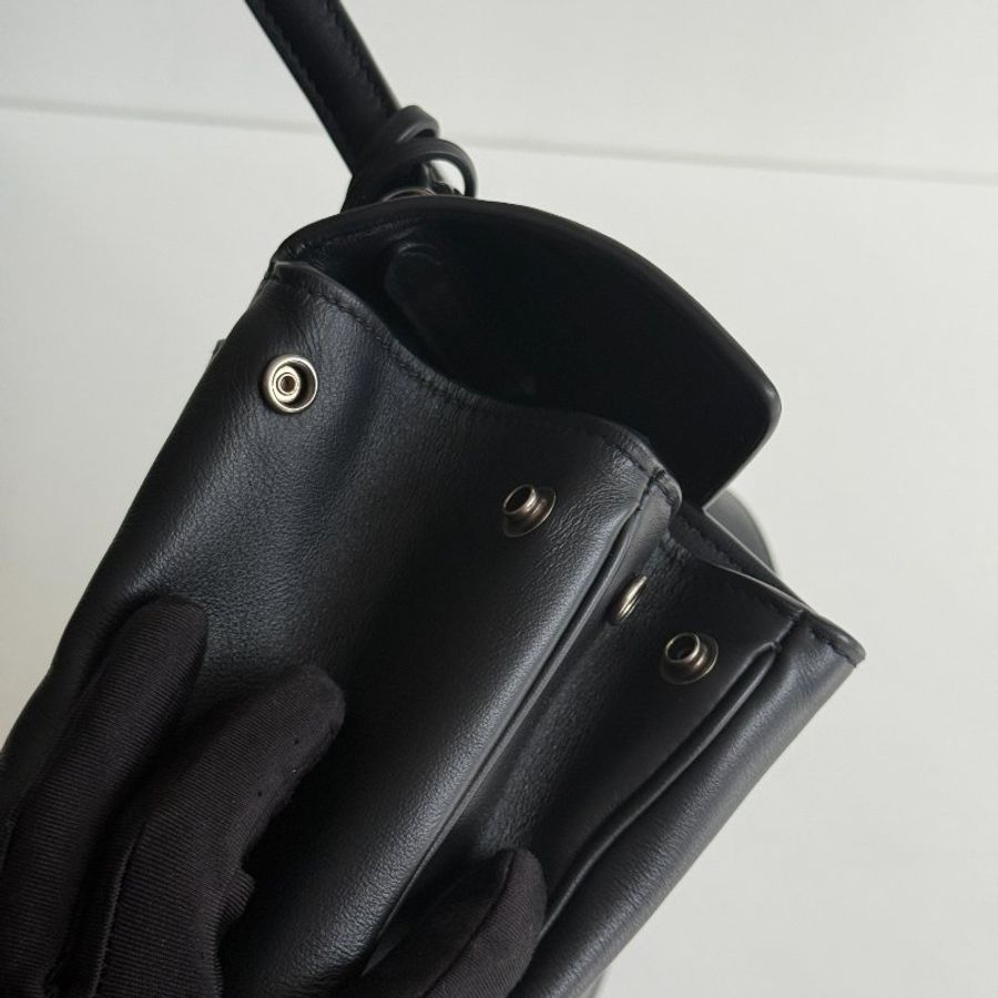 99新🆕 Balenciaga 巴黎世家 Rodeo 黑色銀釦 S號-14