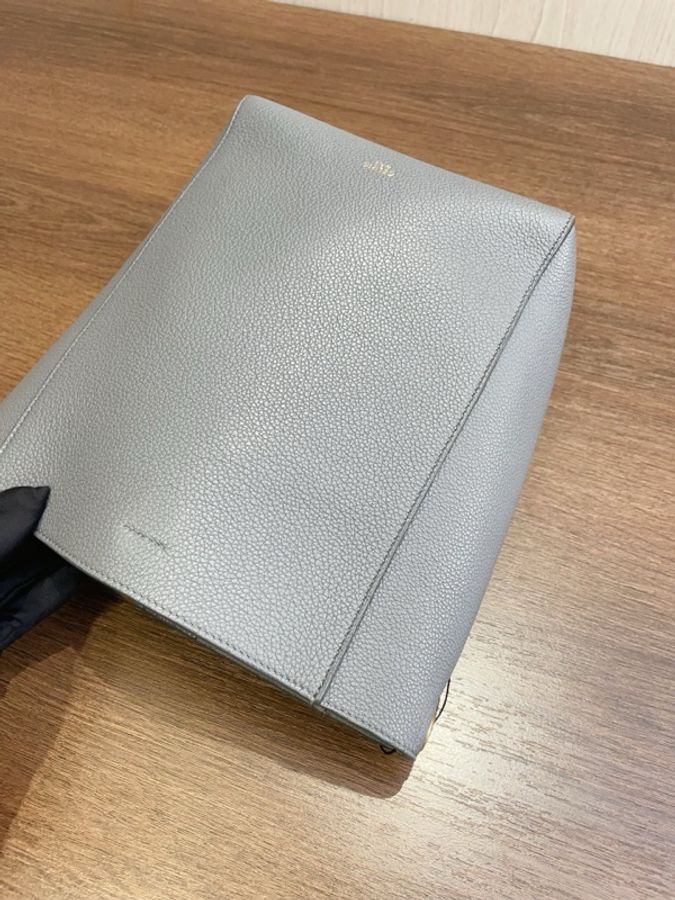 Celine/賽琳 小號水桶 灰色-7