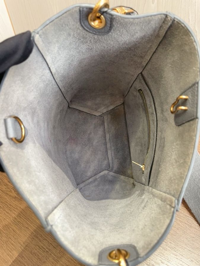 Celine/賽琳 小號水桶 灰色-8