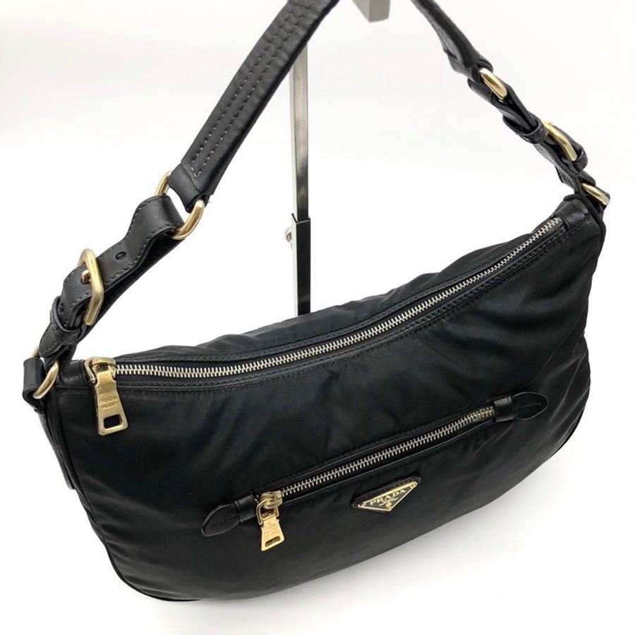 🌷PRADA 尼龍手提包單肩包|經典花紋✦fufu style 精品✦ 氣質款|單肩包.手提包-16
