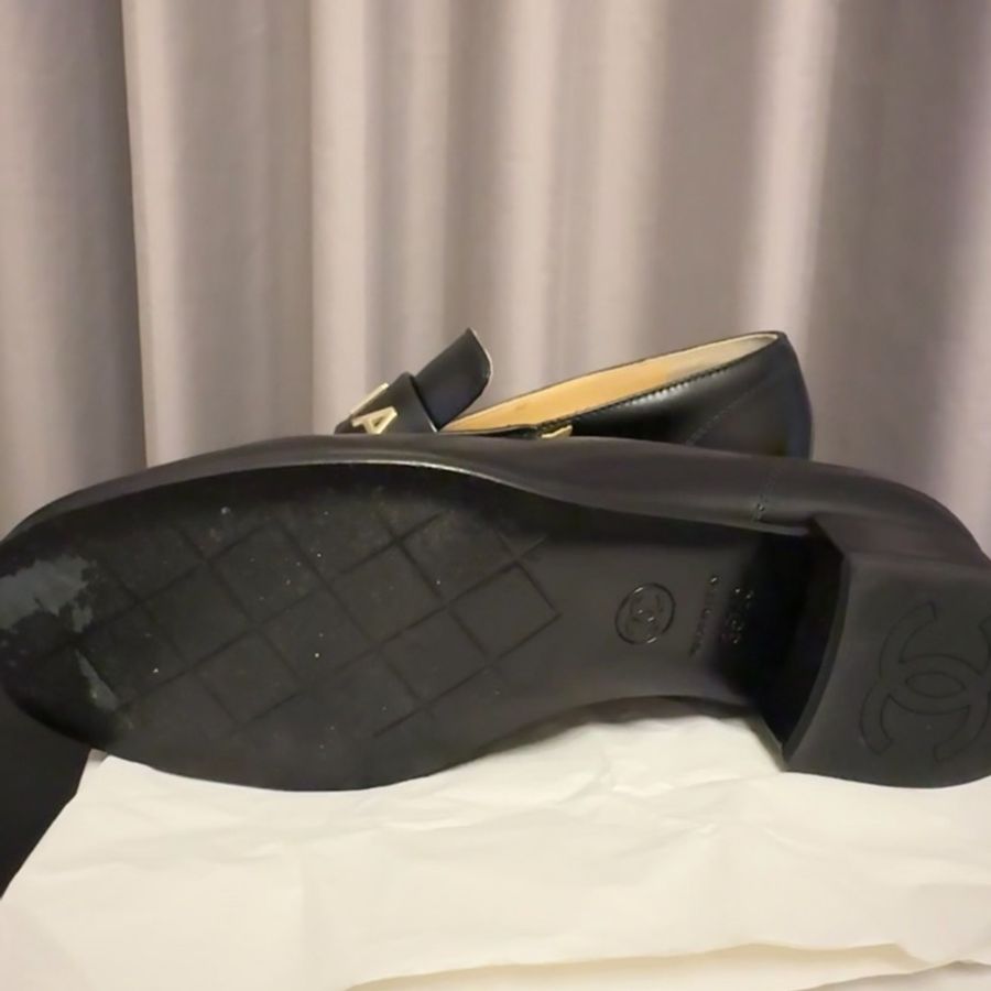 Chanel|23B 字母樂福鞋-13