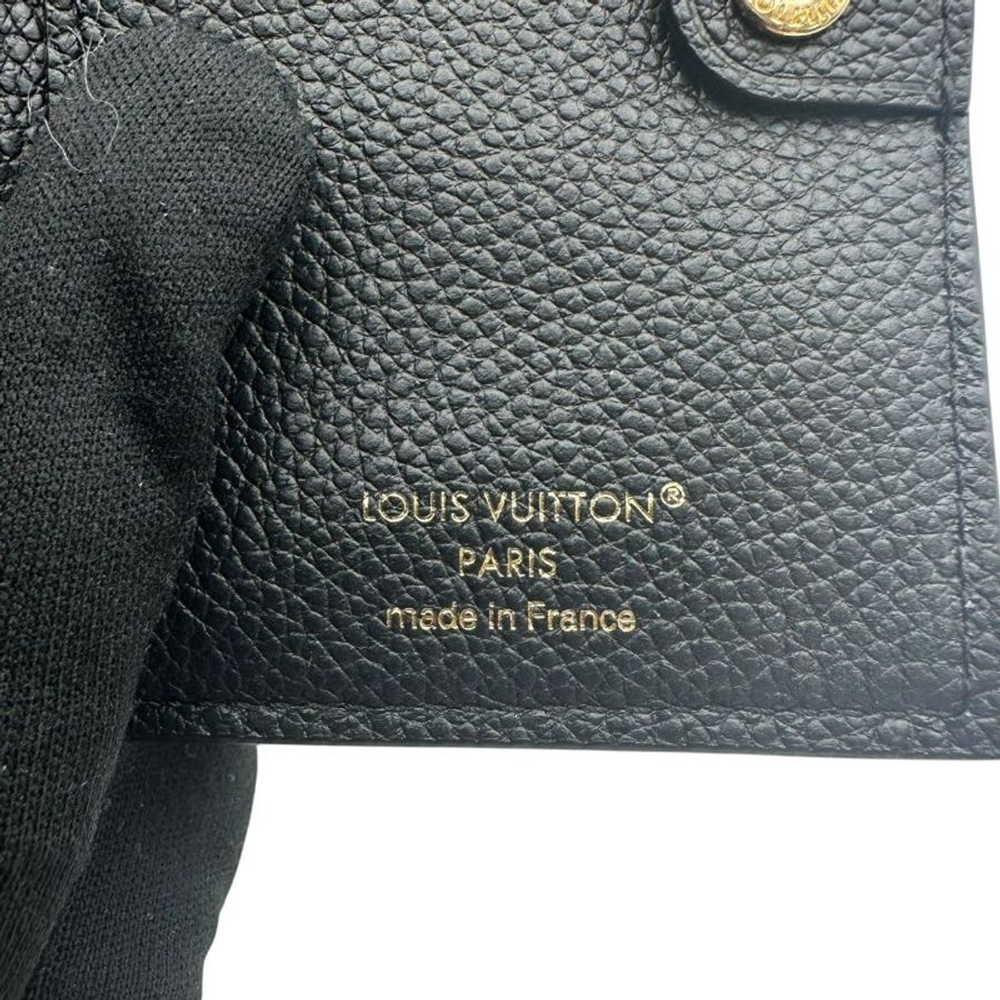 【美收精品】 Louis Vuitton 黑色壓花錢包 C-720 隔月月中將轉賣至日本 上架期限30天】-7