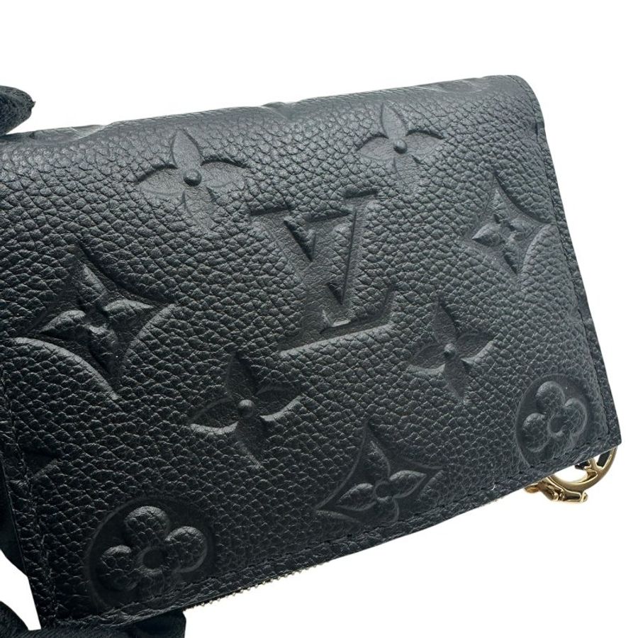 【美收精品】 Louis Vuitton 黑色壓花錢包 C-720 隔月月中將轉賣至日本 上架期限30天】-11