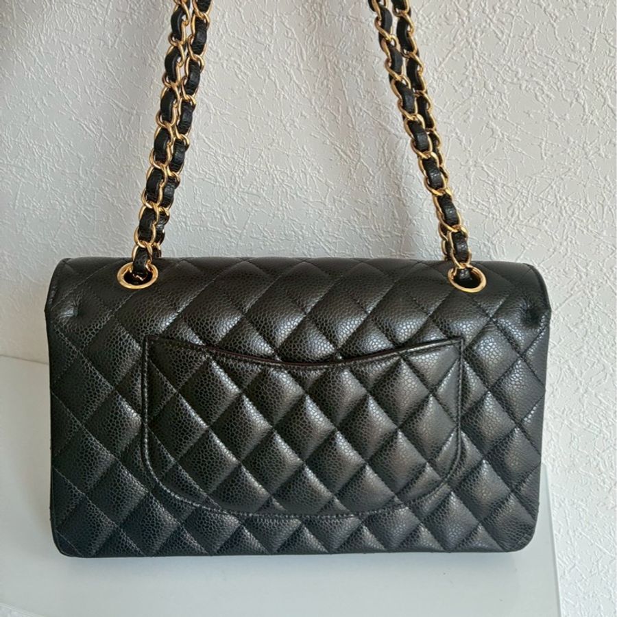 Chanel 黑荔枝金雙C coco25-4