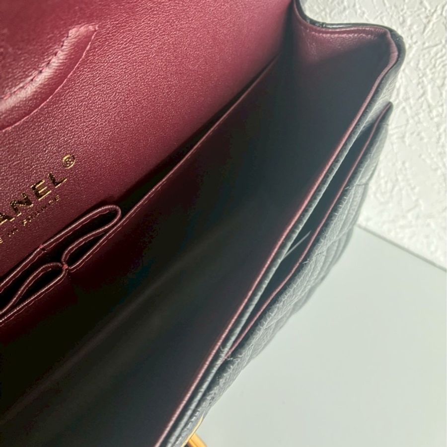 Chanel 黑荔枝金雙C coco25-22