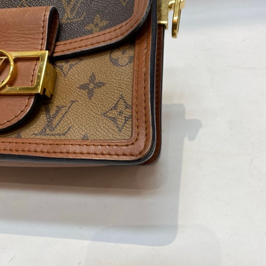 LV路易威登DAUPHINE达芙妮小号肩带可拆卸单肩斜挎包20*15*10-18