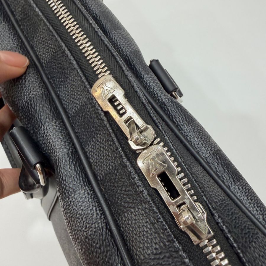 LV Damier Graphite 黑色棋盤格 公事包 手提包 電腦包-25