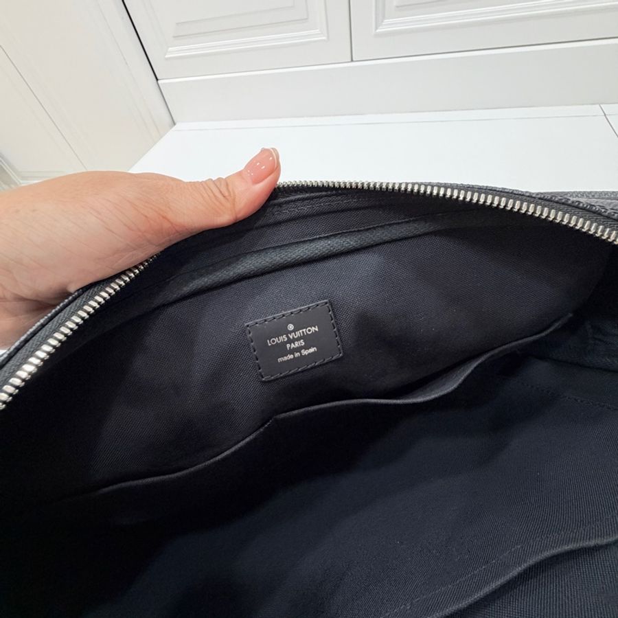 LV Damier Graphite 黑色棋盤格 公事包 手提包 電腦包-38