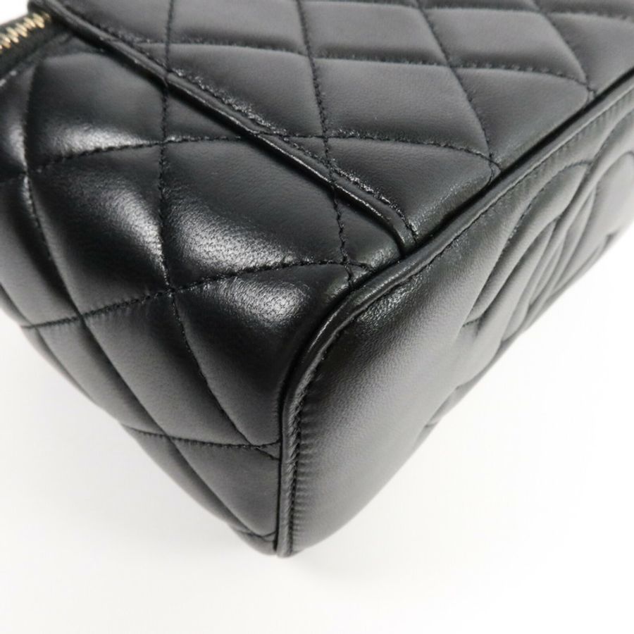 CHANEL 羊皮皮革Vanity Case With Top Handle手挽肩背兩用袋-13