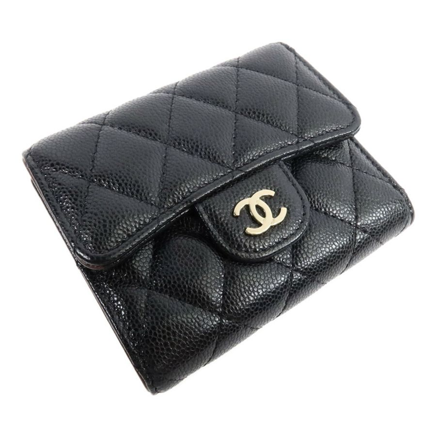 CHANEL 牛皮皮革Classic Flap Wallet錢包-4