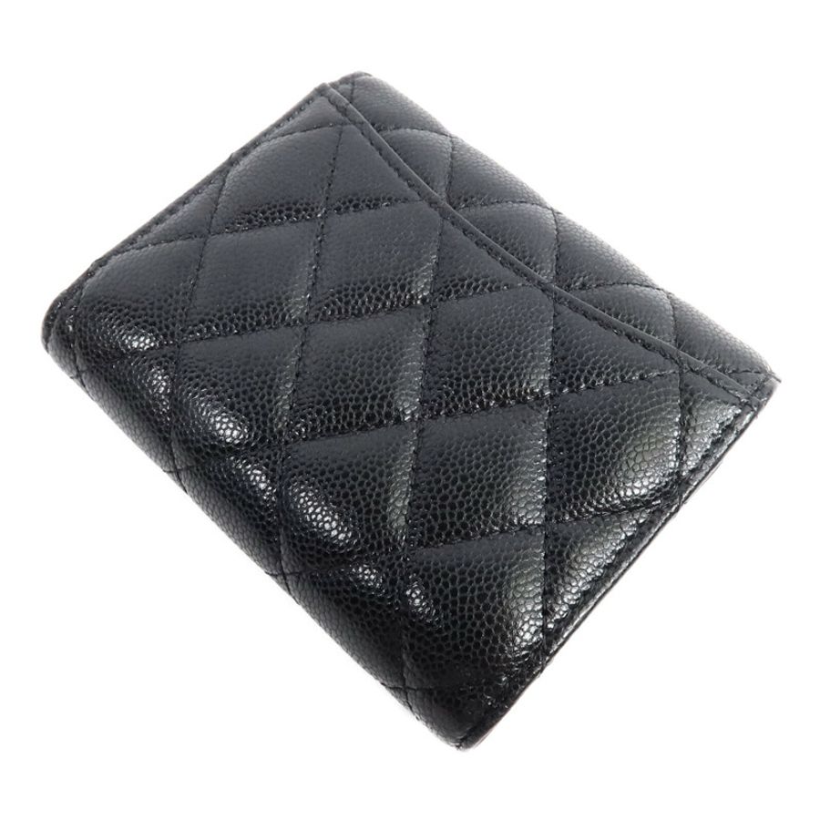 CHANEL 牛皮皮革Classic Flap Wallet錢包-5