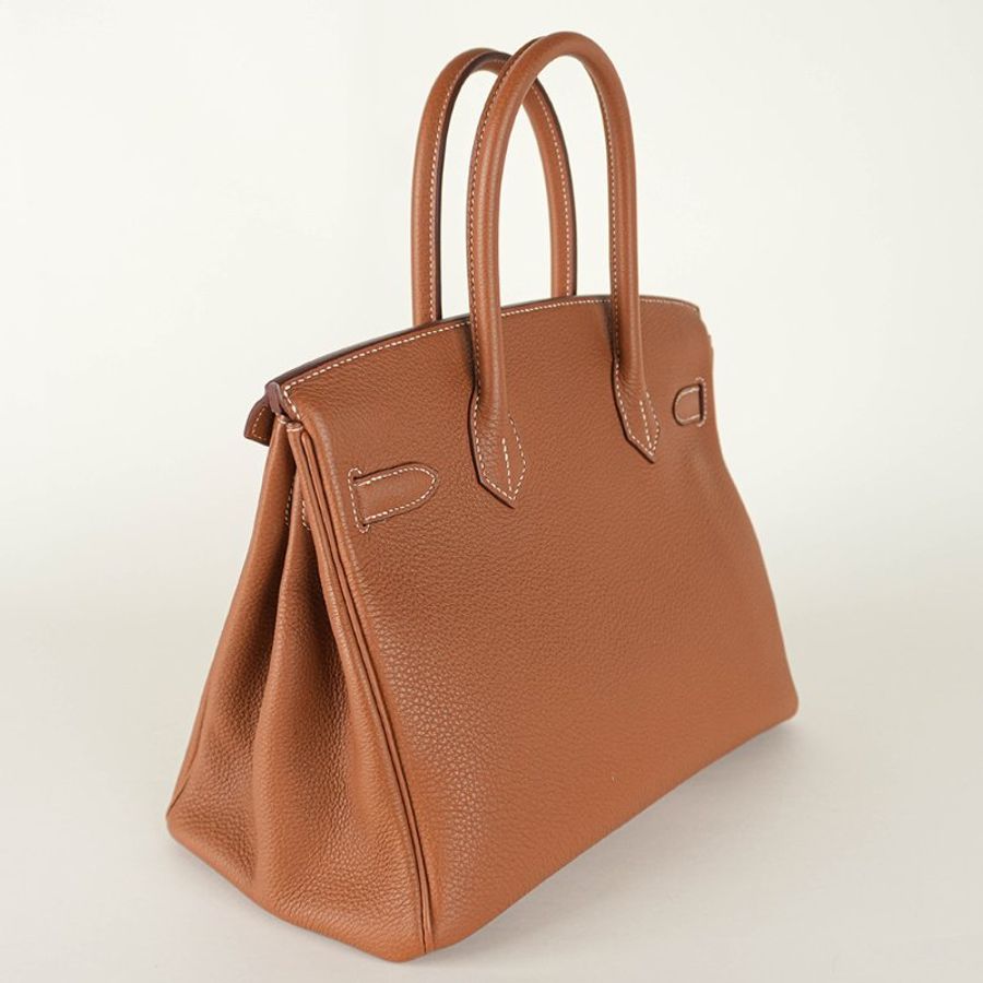 HERMÈS 愛馬仕 Birkin 30 鉑金包 金棕銀釦 Togo 牛皮 手提包|Z刻 2021年 經典三大金剛色|KÉSH 凱仕精品-5