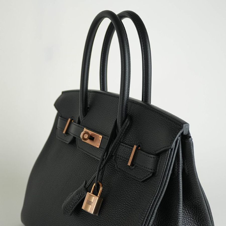 HERMÈS 愛馬仕 Birkin 30 鉑金包 黑色金釦 Togo 牛皮 手提包|Y刻 2020年 永恆保值硬通貨款|KÉSH 凱仕精品-12