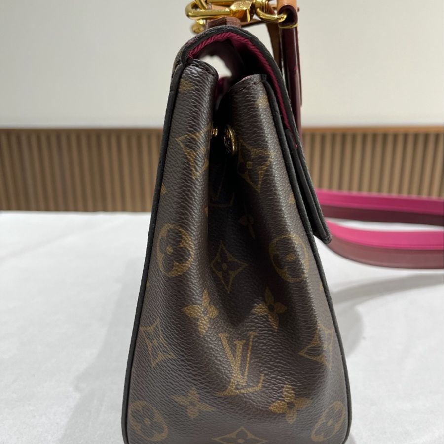 路易威登/Louis Vuitton M43535 LV老花克魯尼 19年 玫瑰紅色內里-2