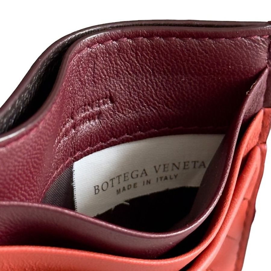 BOTTEGA VENETA 織皮 卡包-11