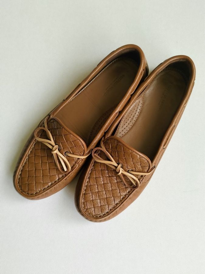 🇮🇹製 #BV BOTTEGA VENETA 編織莫卡辛鞋 太妃糖 | 樂福 | loafer-2