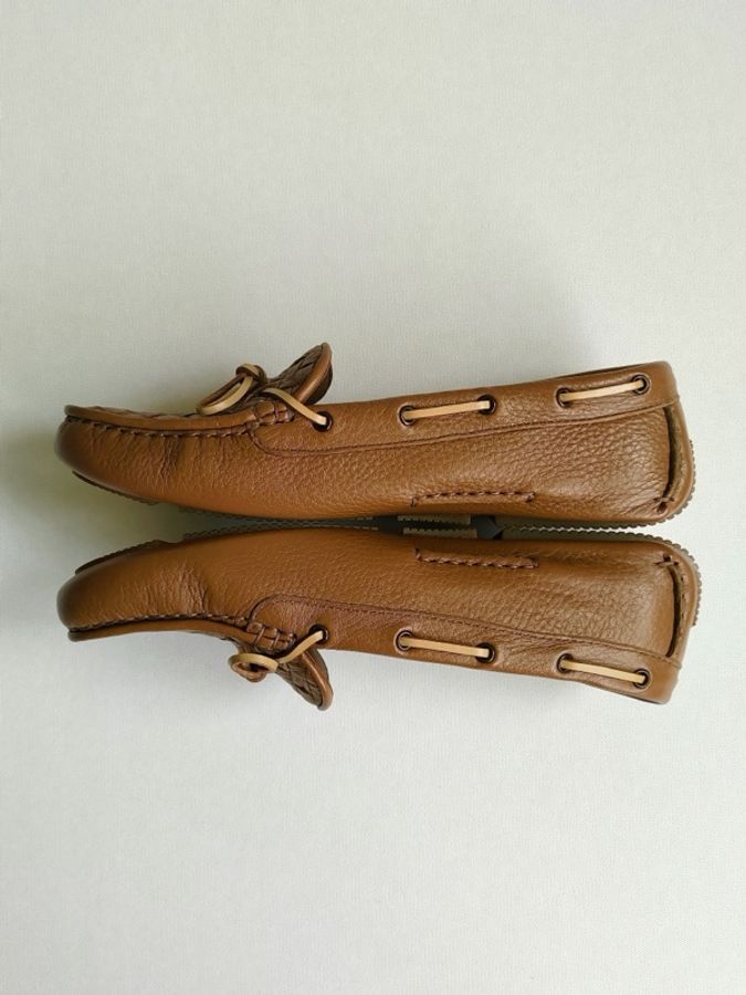 🇮🇹製 #BV BOTTEGA VENETA 編織莫卡辛鞋 太妃糖 | 樂福 | loafer-3