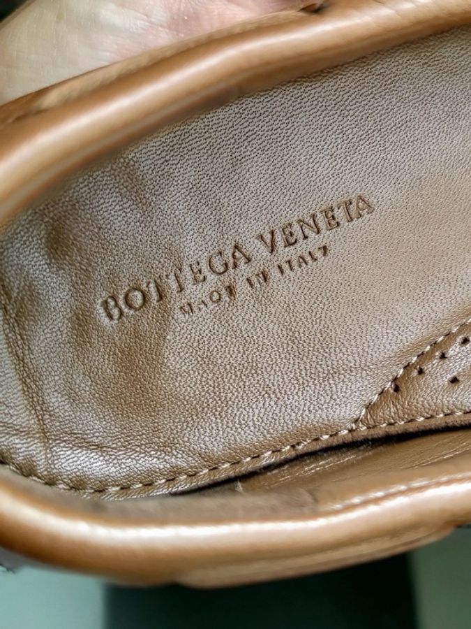 🇮🇹製 #BV BOTTEGA VENETA 編織莫卡辛鞋 太妃糖 | 樂福 | loafer-6