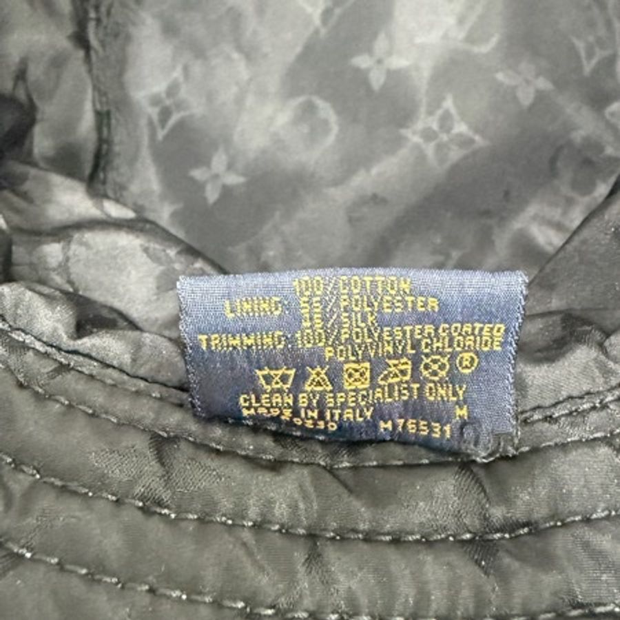 LOUIS VUITTON LV 雙面滿版牛仔漁夫帽 黑色漁夫帽 M76531 雙面漁夫帽-19