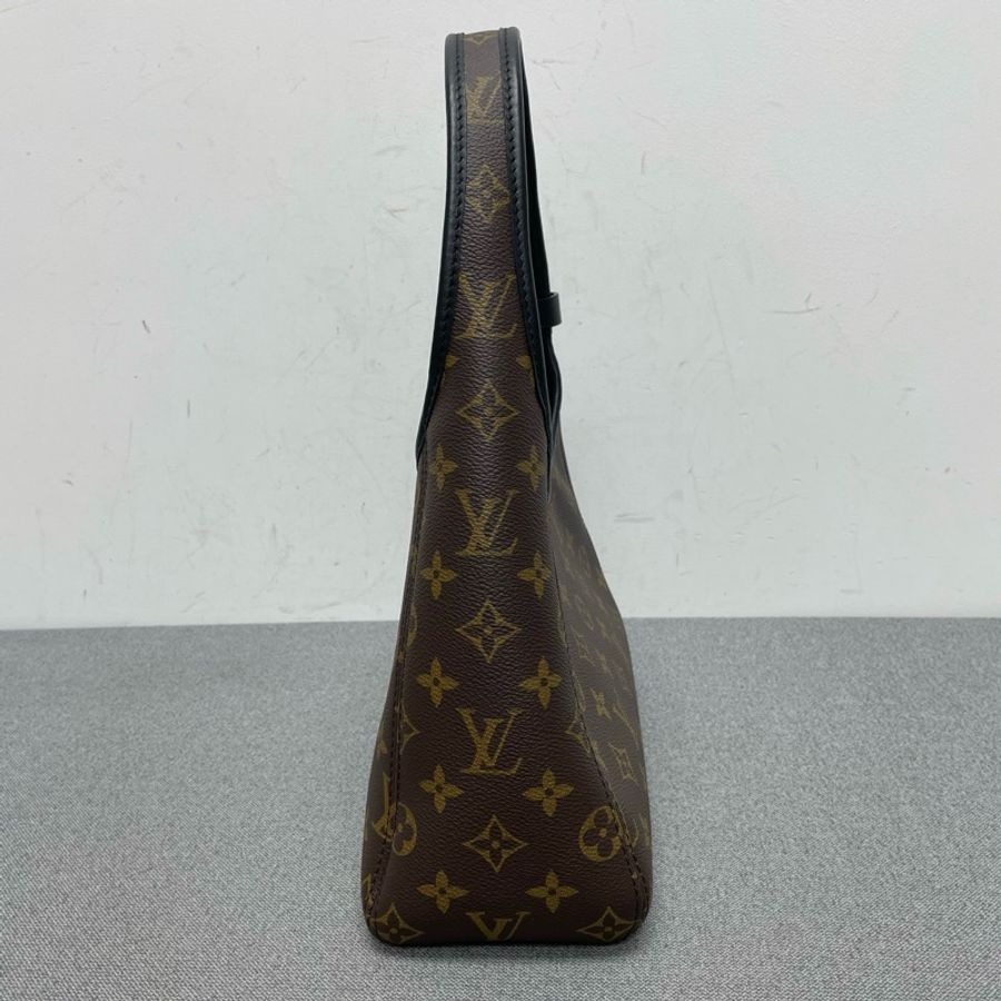 Louis Vuitton路易威登 The drop棕色老花hobo 單肩包腋下包 底長26cm-2