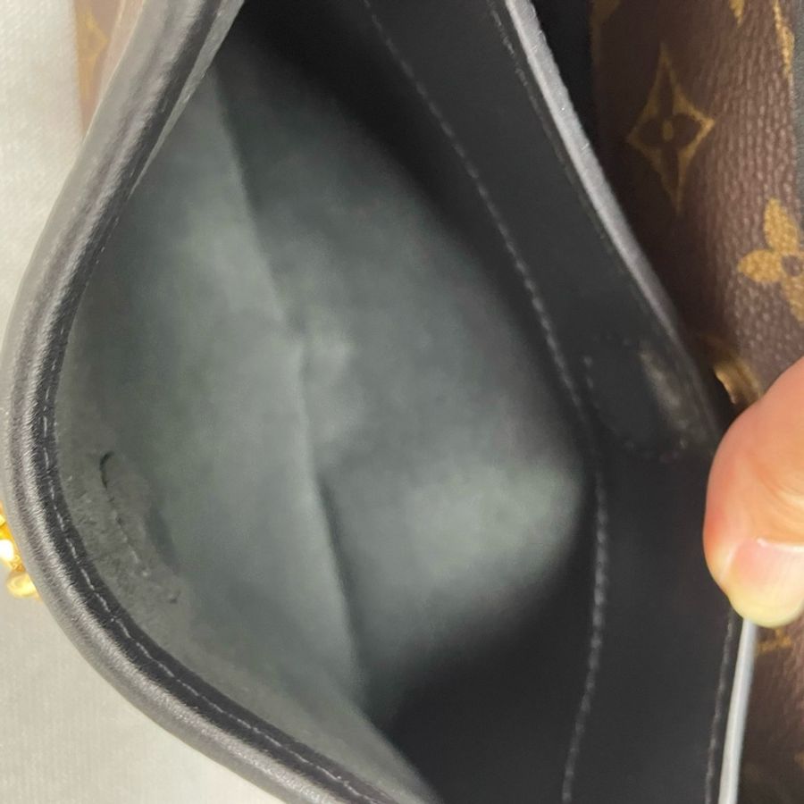 Louis Vuitton路易威登 The drop棕色老花hobo 單肩包腋下包 底長26cm-7