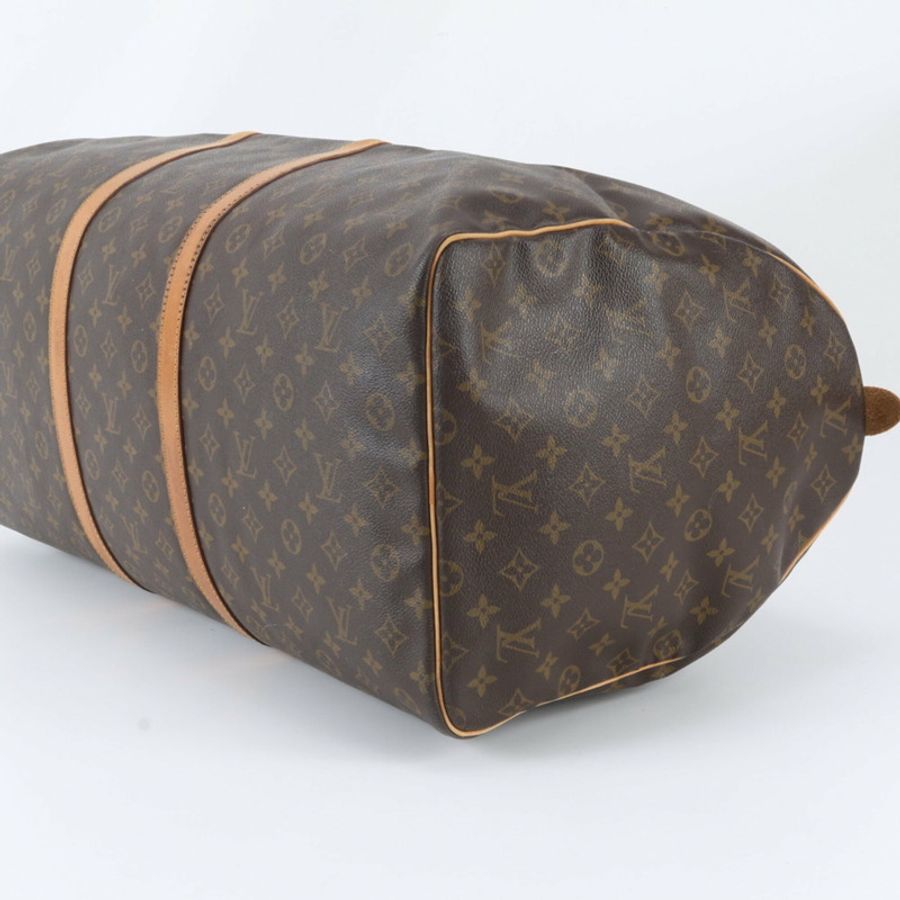 路易威登 Monogram Keepall 60 M41422 皮革波士頓手提包/托特包/男士登機包-3