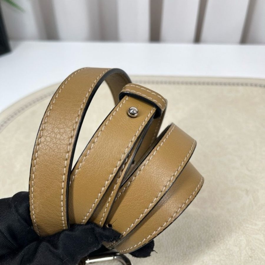 Loewe puzzle焦糖色拼色幾何包-7