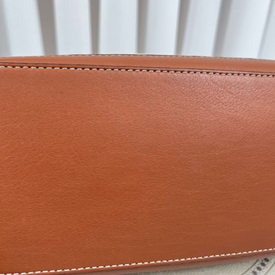 Loewe puzzle焦糖色拼色幾何包-22
