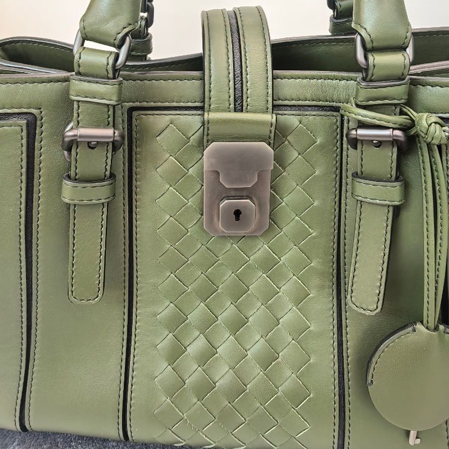 BOTTEGA VENETA BV綠色羅馬風琴VIP限量版-20
