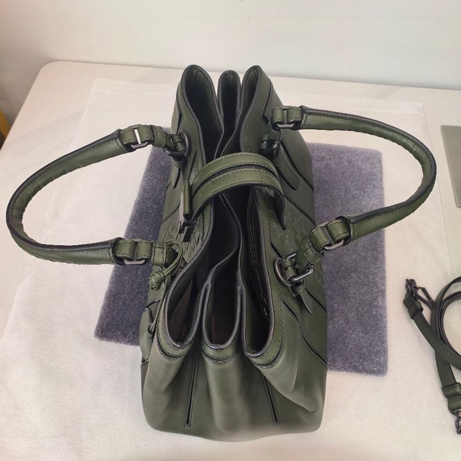 BOTTEGA VENETA BV綠色羅馬風琴VIP限量版-21