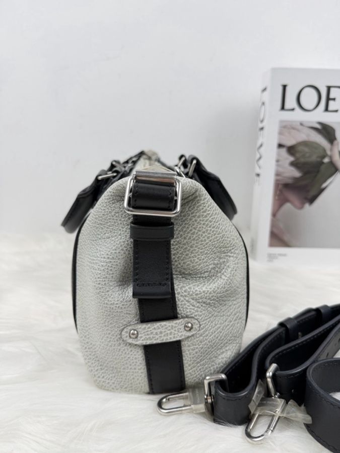 Louis Vuitton 路易威登 Biker小號機車包 灰色拼黑皮-3