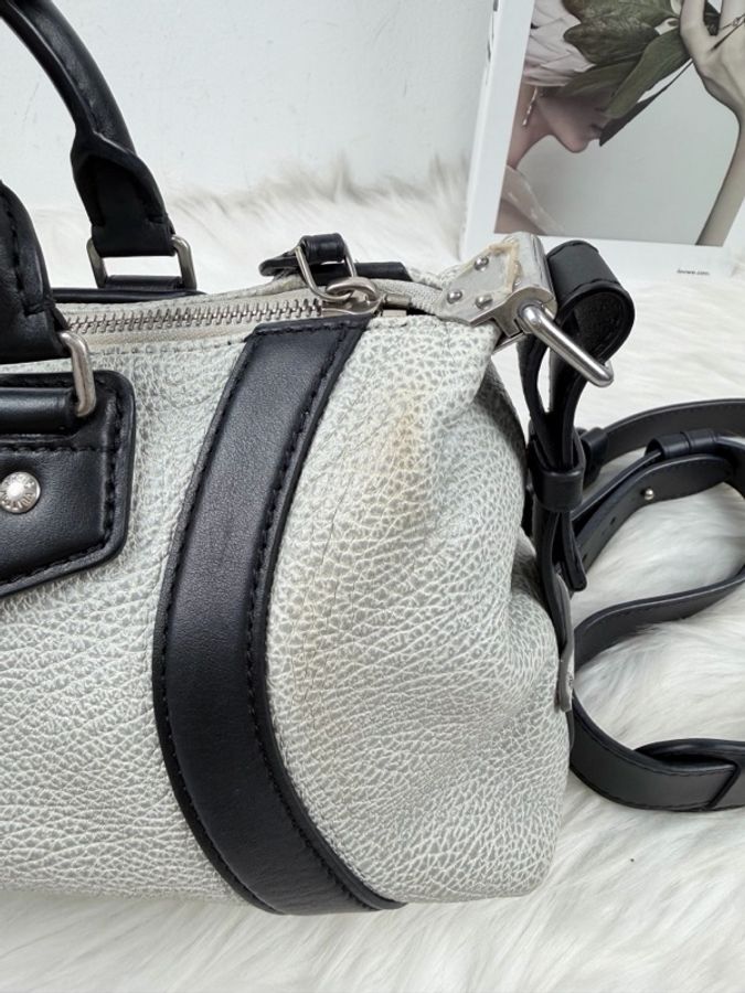 Louis Vuitton 路易威登 Biker小號機車包 灰色拼黑皮-11