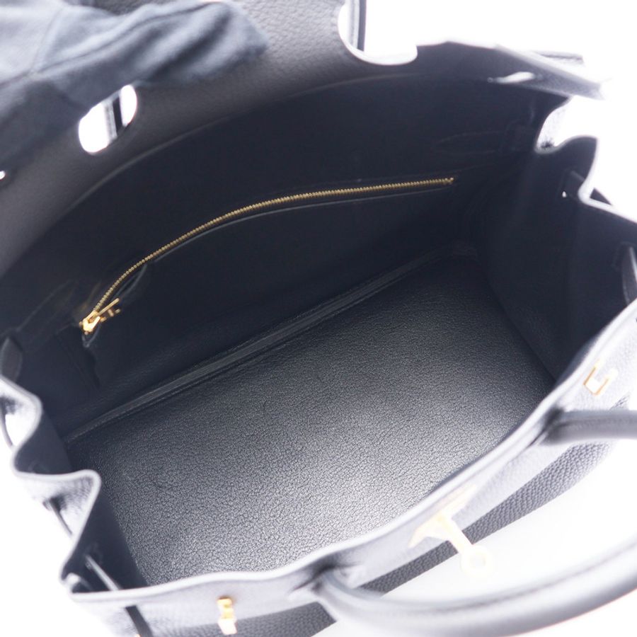 黑色 Togo牛皮 Birkin 30 手提包 D刻 金扣【HERMES 愛馬仕】-2