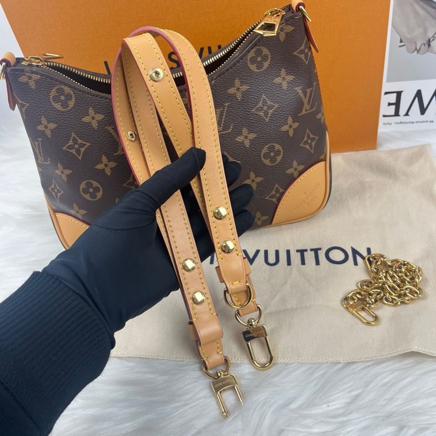 Louis Vuitton 路易威登Boulogne 牛角包,黃牛角 尺寸:29 x 16 x 9.5-7