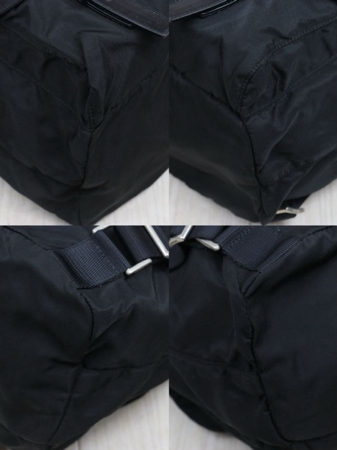 《初。Vintage》Prada 中號降落傘後背包(附保卡)-7
