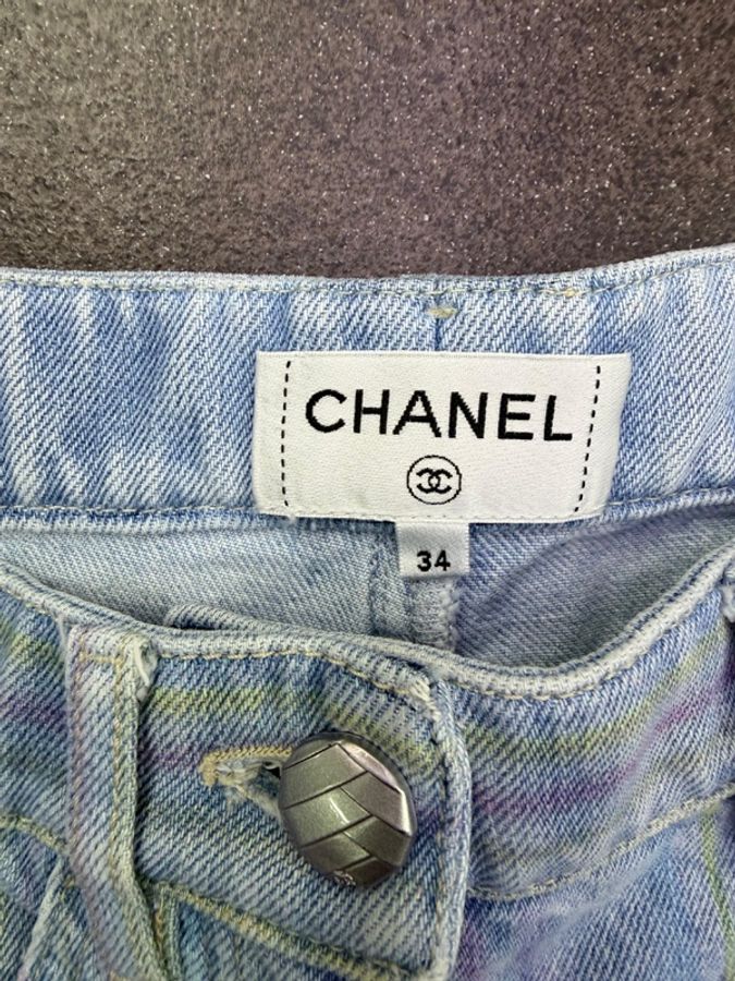 Chanel 牛仔短褲女裝-6