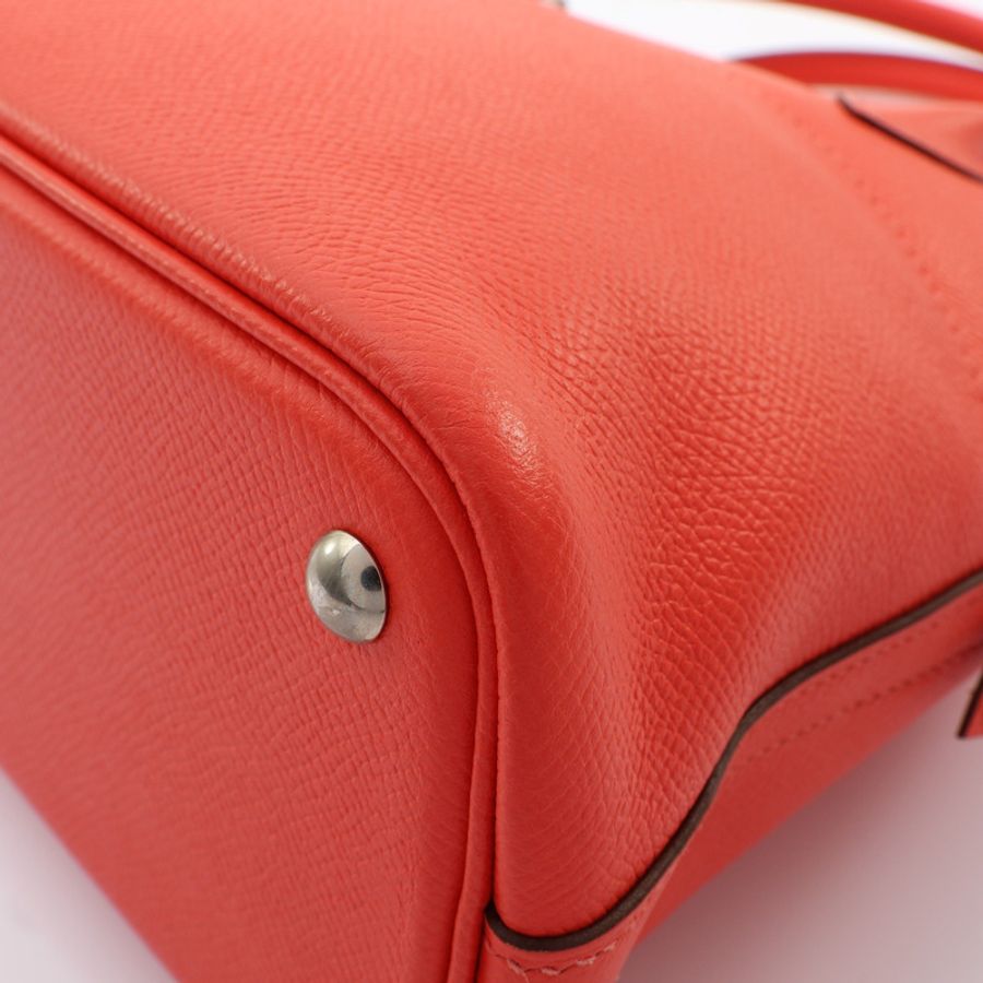 Bolide 27 兩用包 玫瑰粉 Epsom牛皮 T刻 銀釦【HERMES 愛馬仕】 H041693CK-10