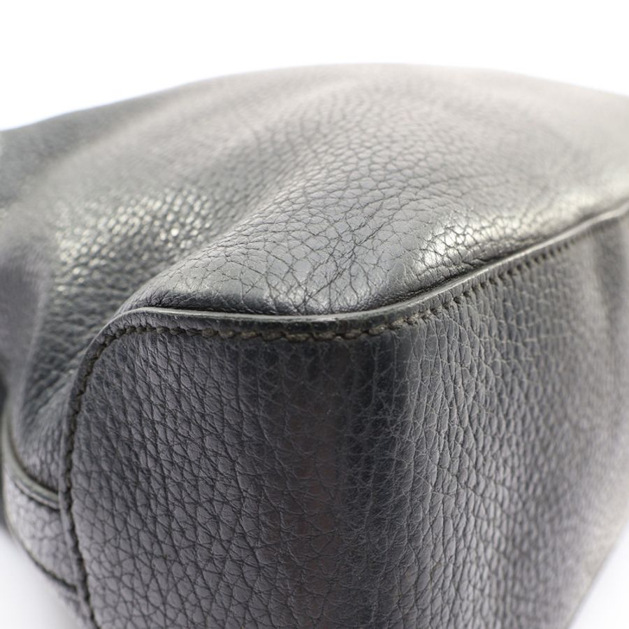 Marrakech 肩背包 黑色 牛皮【GUCCI 古馳】 336659-6