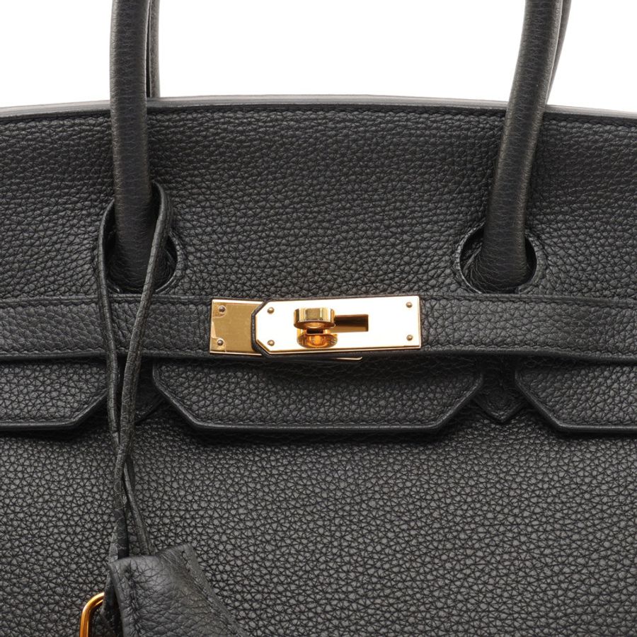 Birkin 35 手提包 黑色 Togo C刻 金釦【HERMES 愛馬仕】-3