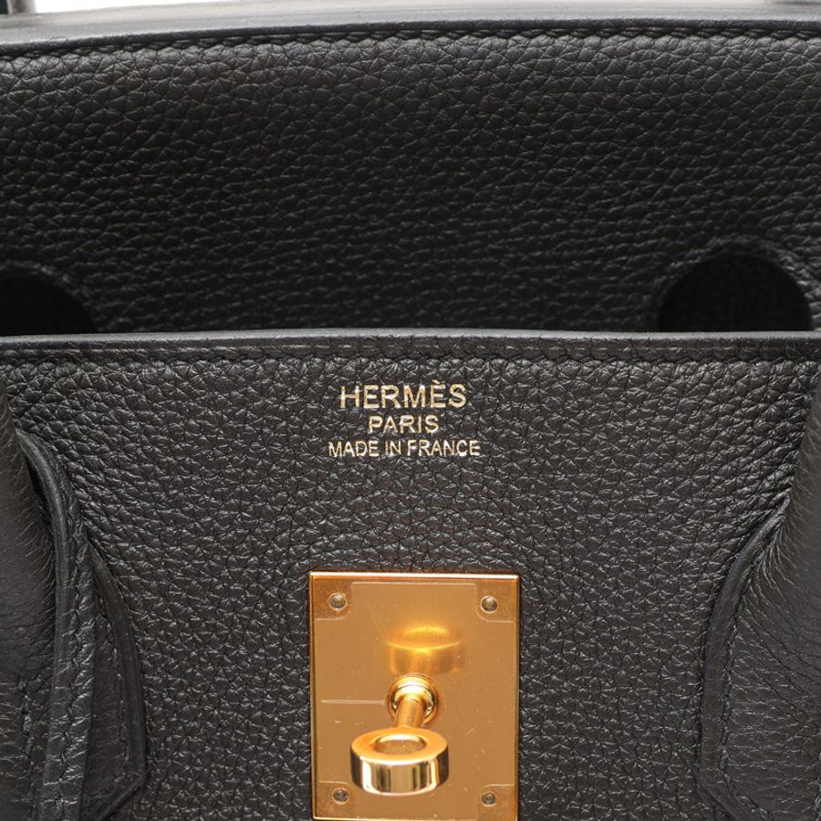 Birkin 35 手提包 黑色 Togo C刻 金釦【HERMES 愛馬仕】-4