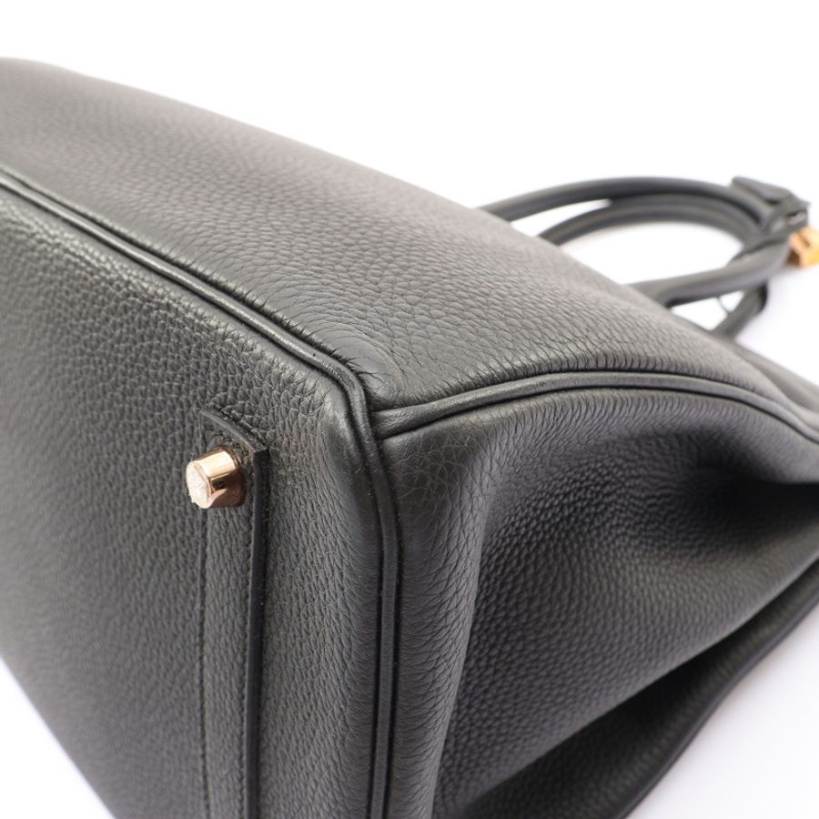 Birkin 35 手提包 黑色 Togo C刻 金釦【HERMES 愛馬仕】-10
