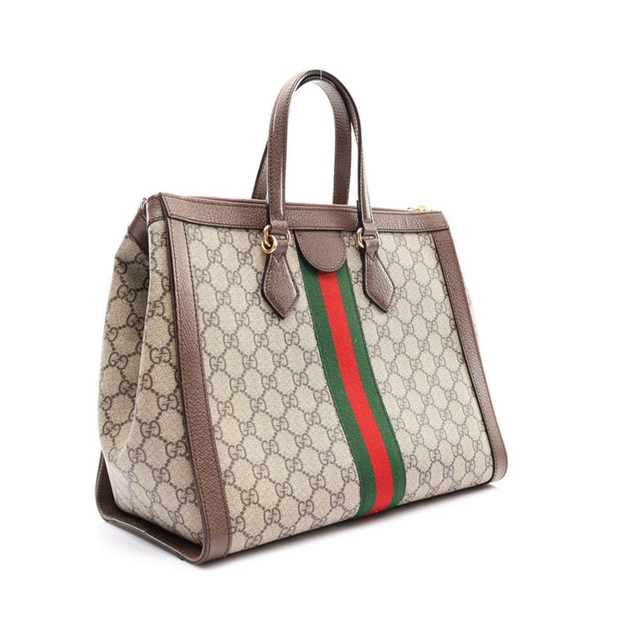 Ophidia 兩用包 棕色 GG Supreme帆布【GUCCI 古馳】 524537-1